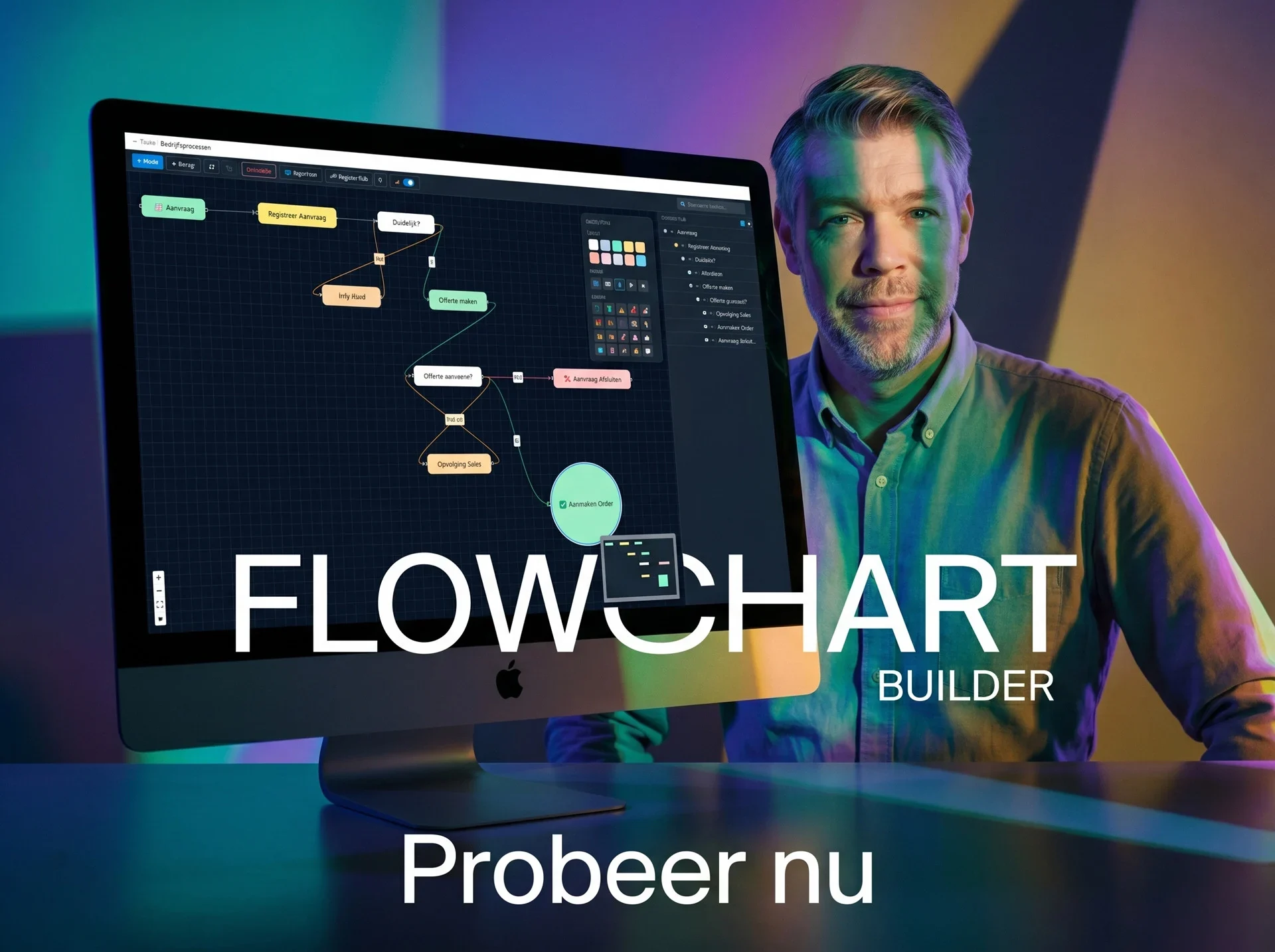 Flowchart Builder tool voor MKB en ZZP'ers